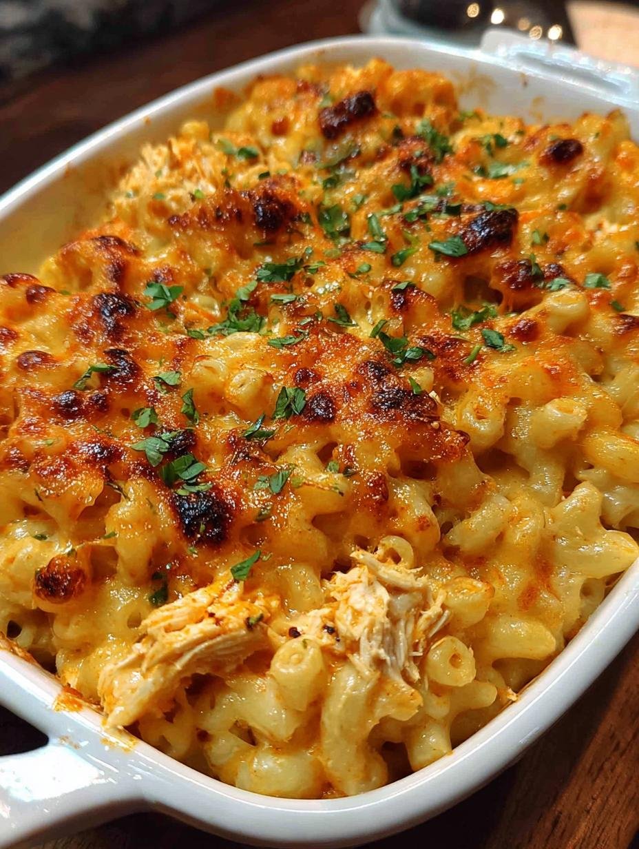 Buffalo Chicken Mac Cheese