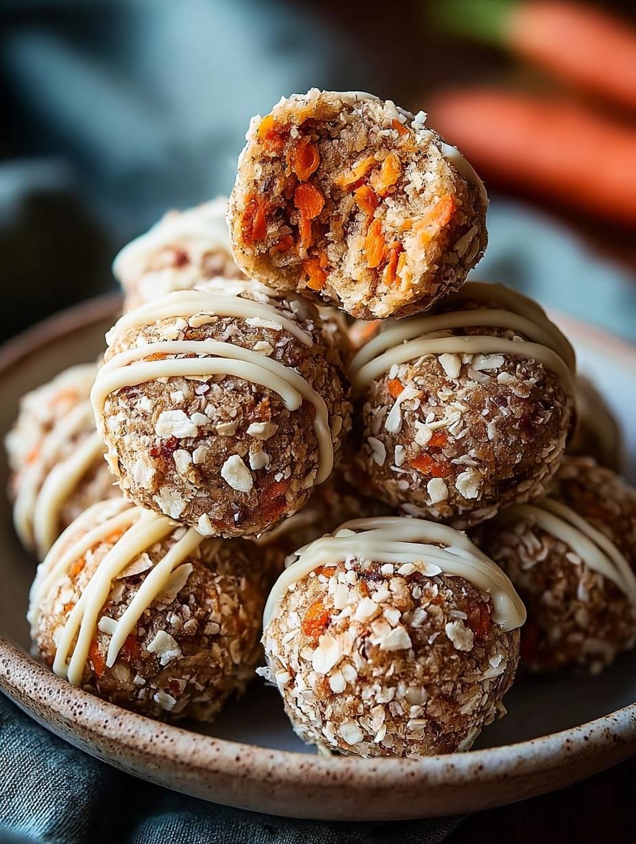 Delicious Carrot Cake Protein Bites for Healthy Snacking - Carrot Cake Protein Bites - main visual representation