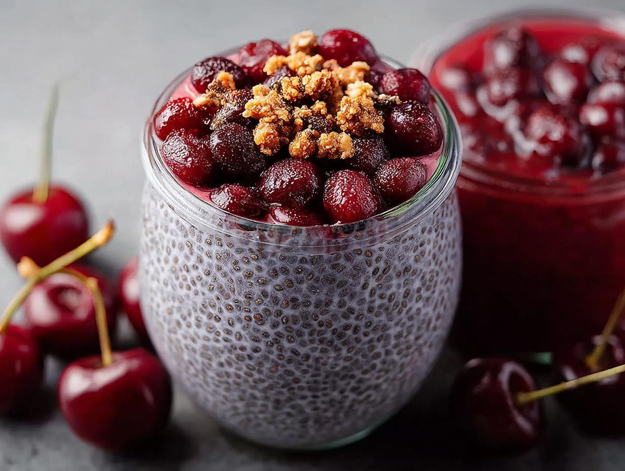 Delicious Cherry Chia Pudding: 1 Easy Recipe