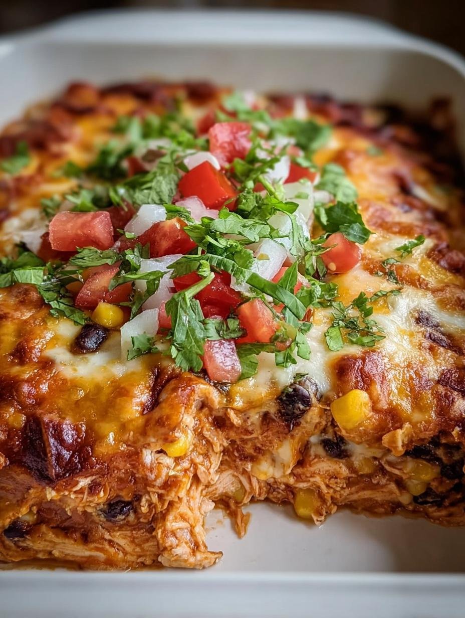 Chicken Burrito Casserole