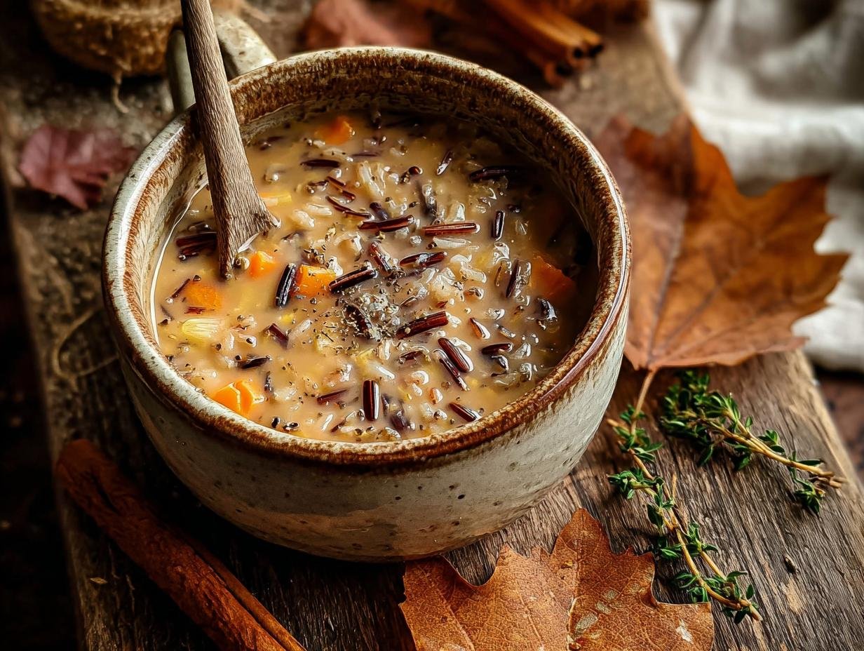 Cozy Autumn Wild Rice: 1 Amazing Fall Soup - Cozy Autumn Wild Rice - additional detail