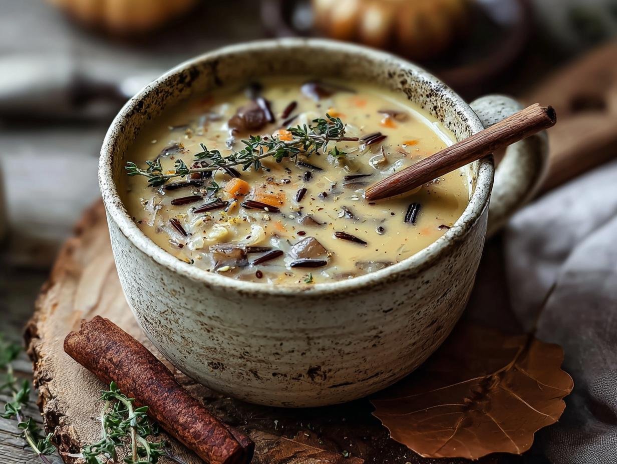 Cozy Autumn Wild Rice: 1 Amazing Fall Soup - Cozy Autumn Wild Rice - additional detail