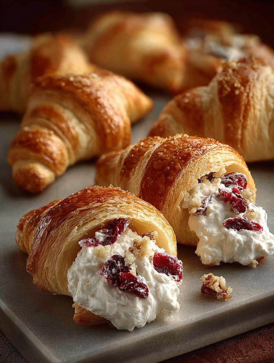 Cranberry Cream Cheese Crescent Bites for Festive Gatherings - Cranberry Cream Cheese Crescent - main visual representation