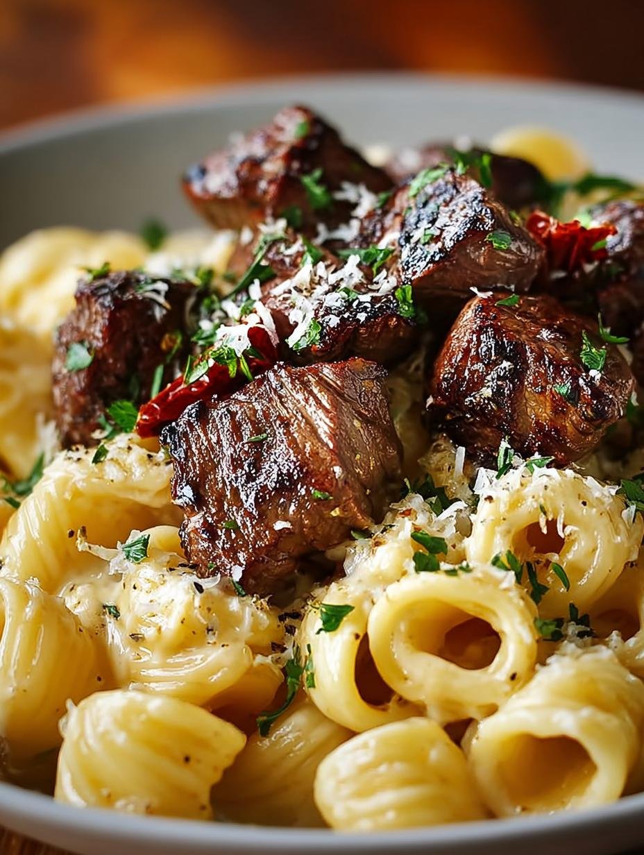 Creamy Steak Bites Pasta: 5 Rich Ways to Indulge - Creamy Steak Bites Pasta - additional detail