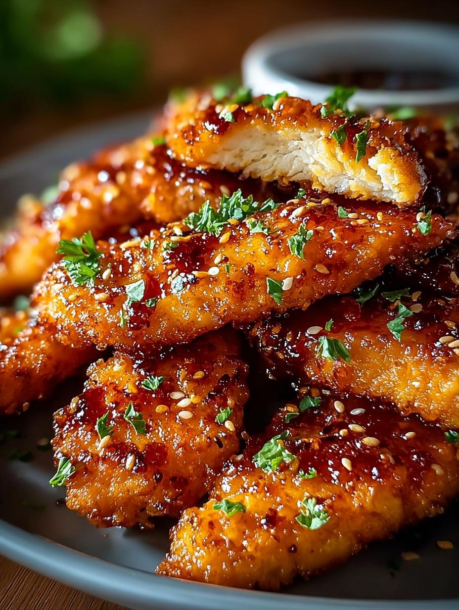 Crispy Air Fryer Honey Butter Garlic Chicken Tenders Recipe - Crispy Air Fryer Honey - additional detail