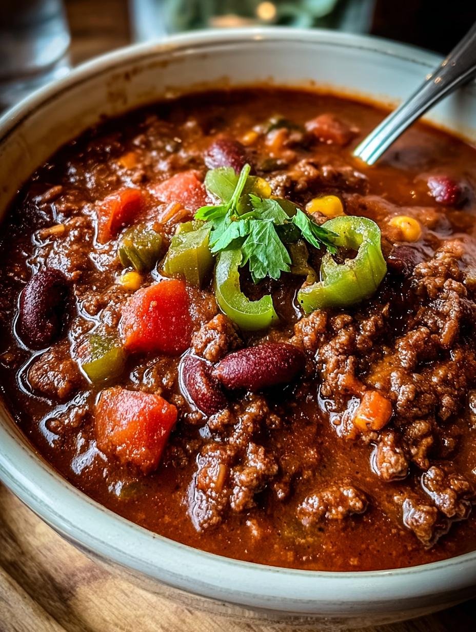 Crockpot Beef Chili