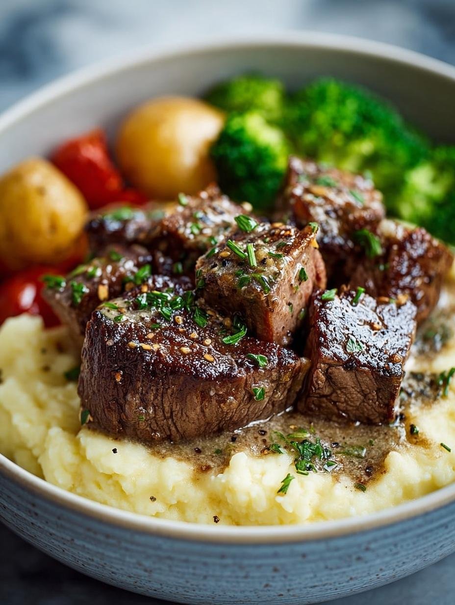 Crockpot Garlic Butter Steak