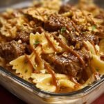 Garlic Butter Beef Bowtie