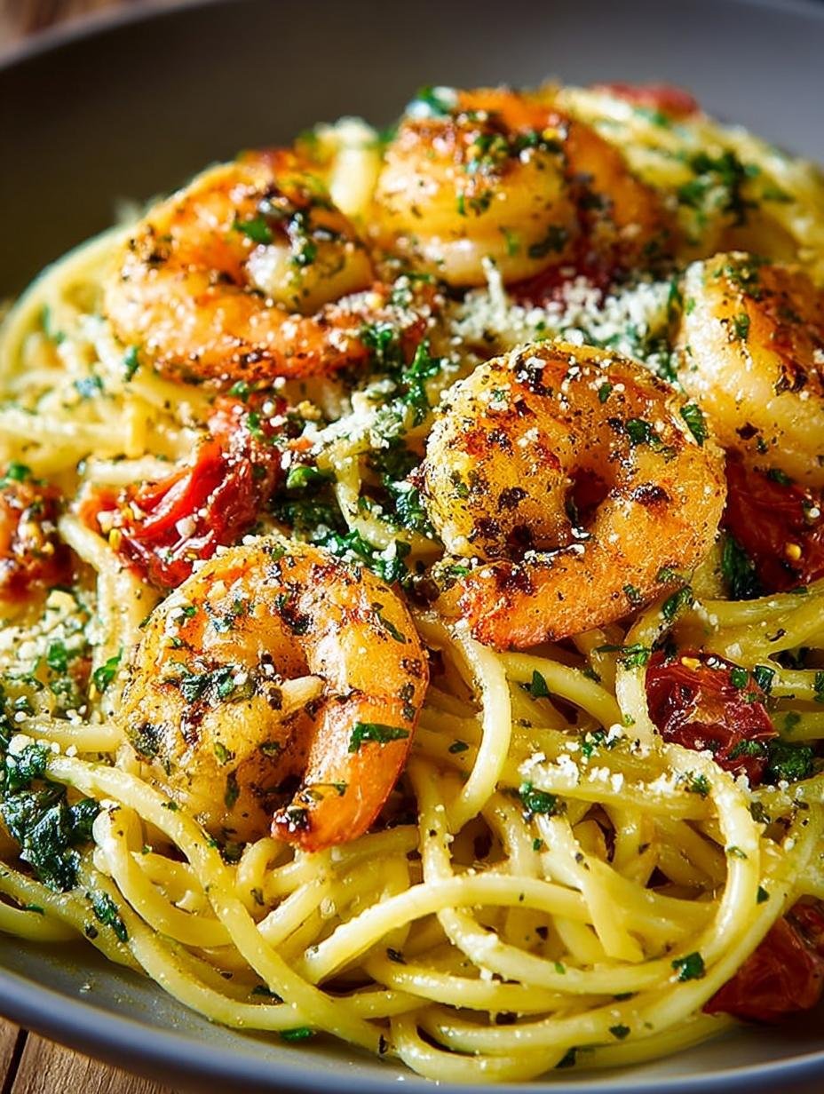 Garlic Shrimp Pasta