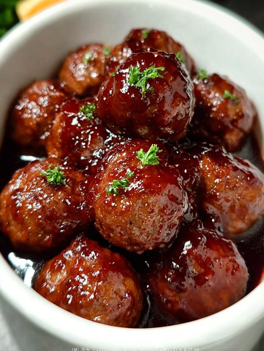 Grape Jelly Meatballs