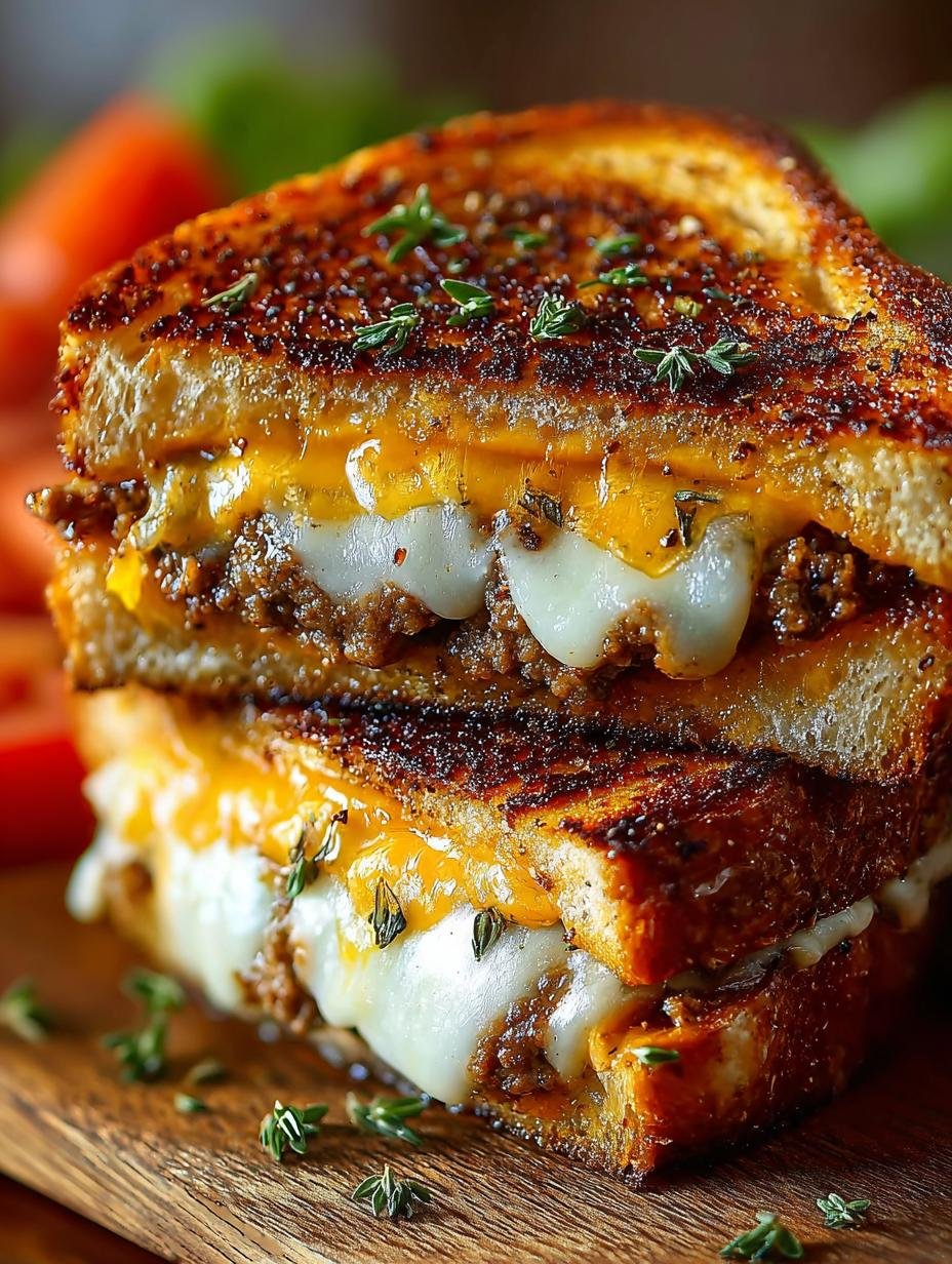 Grilled Cheese Patty Melts