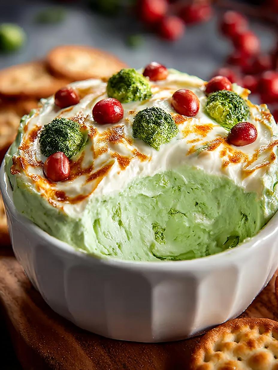 Delightful Grinch Dip Recipe for Festive Celebrations - Grinch Dip - main visual representation