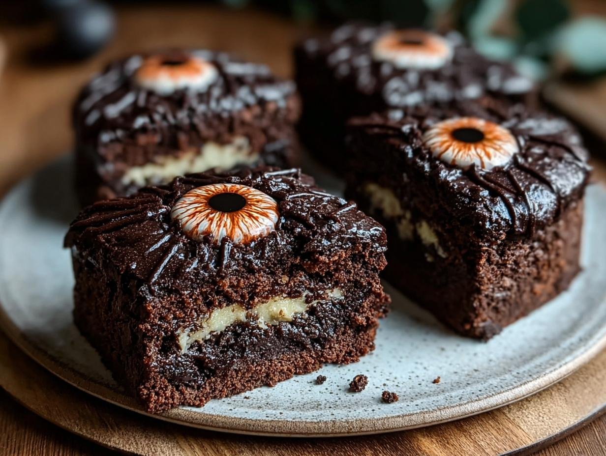 Amazing Halloween Eyeball Brownies Recipe - Halloween Eyeball Brownies - main visual representation