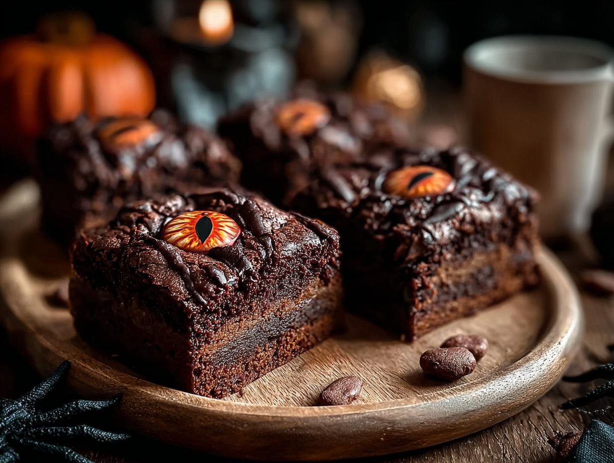 Amazing Halloween Eyeball Brownies Recipe - Halloween Eyeball Brownies - additional detail