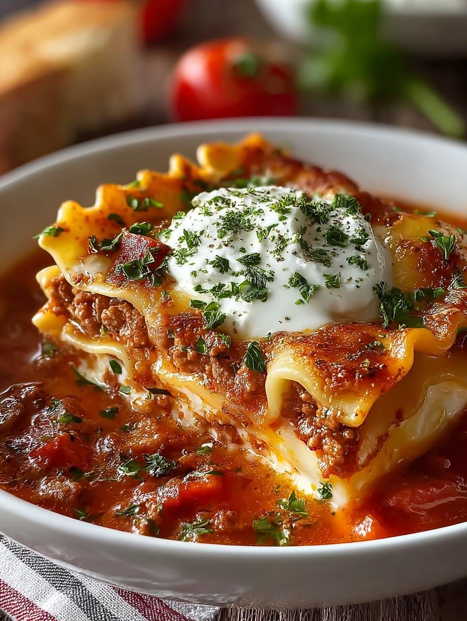 Lasagna Soup Ricotta Pure