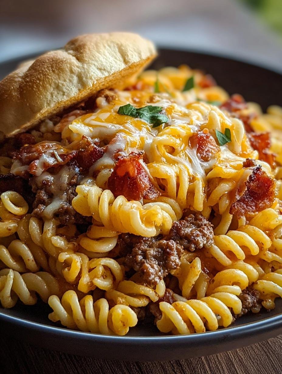 Ultimate Loaded Beef Bacon Cheeseburger in 30 Min. - Loaded Beef Bacon Cheeseburger - main visual representation