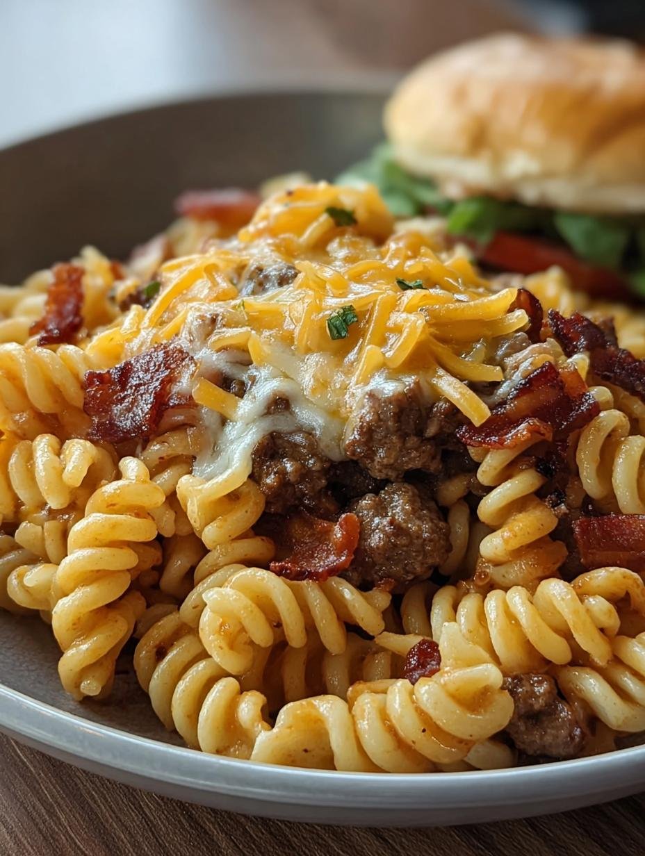 Loaded Beef Bacon Cheeseburger