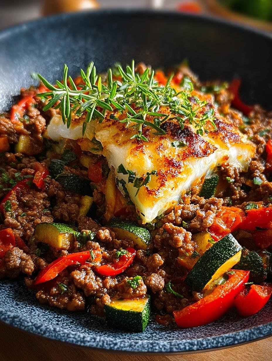 Quick Mediterranean Ground Beef Veggie Stir Fry Recipe - Mediterranean Ground Beef Veggie - main visual representation