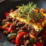Mediterranean Ground Beef Veggie