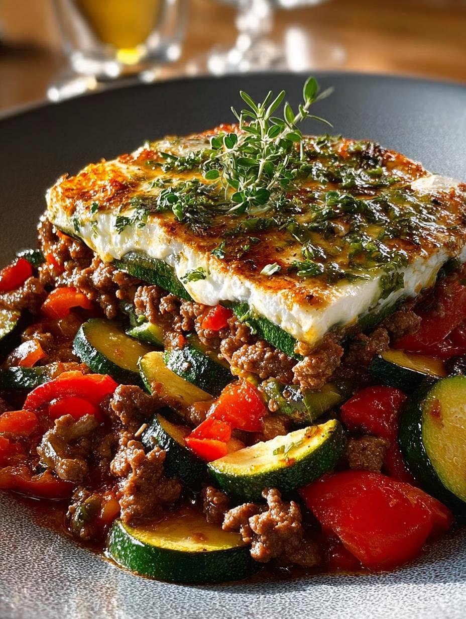 Quick Mediterranean Ground Beef Veggie Stir Fry Recipe - Mediterranean Ground Beef Veggie - additional detail
