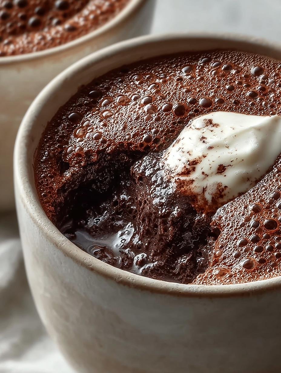 Molten Double Chocolate Mug Cake: Decadent Delight in 3 Minutes - Molten Double Chocolate Mug - main visual representation