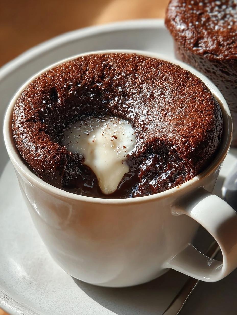 Molten Double Chocolate Mug Cake: Decadent Delight in 3 Minutes - Molten Double Chocolate Mug - additional detail