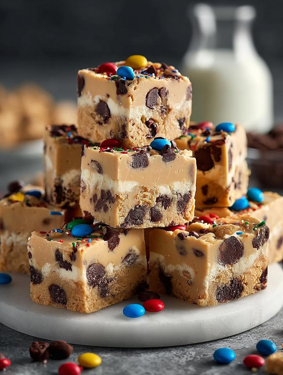 Delicious Monster Cookie Dough Fudge Recipe to Try - Monster Cookie Dough Fudge - additional detail
