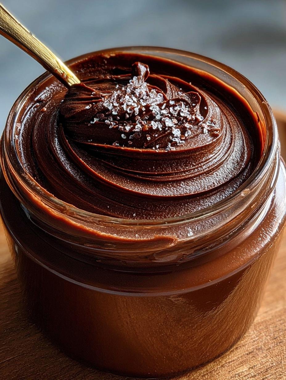 Irresistible Nutella homemade spread in a jar with fresh ingredients