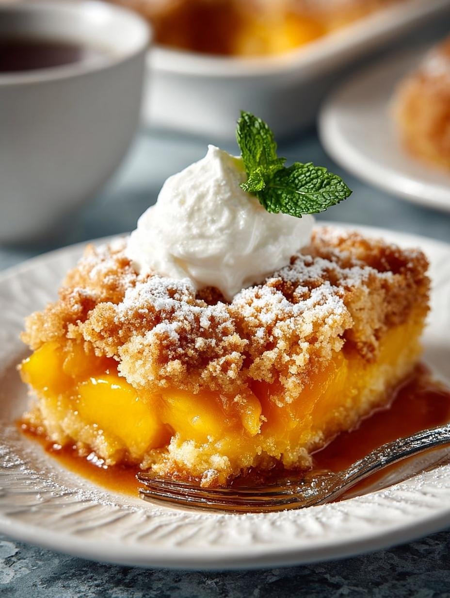 Delicious Peach Dump Cake: 5 Easy Steps to Comfort