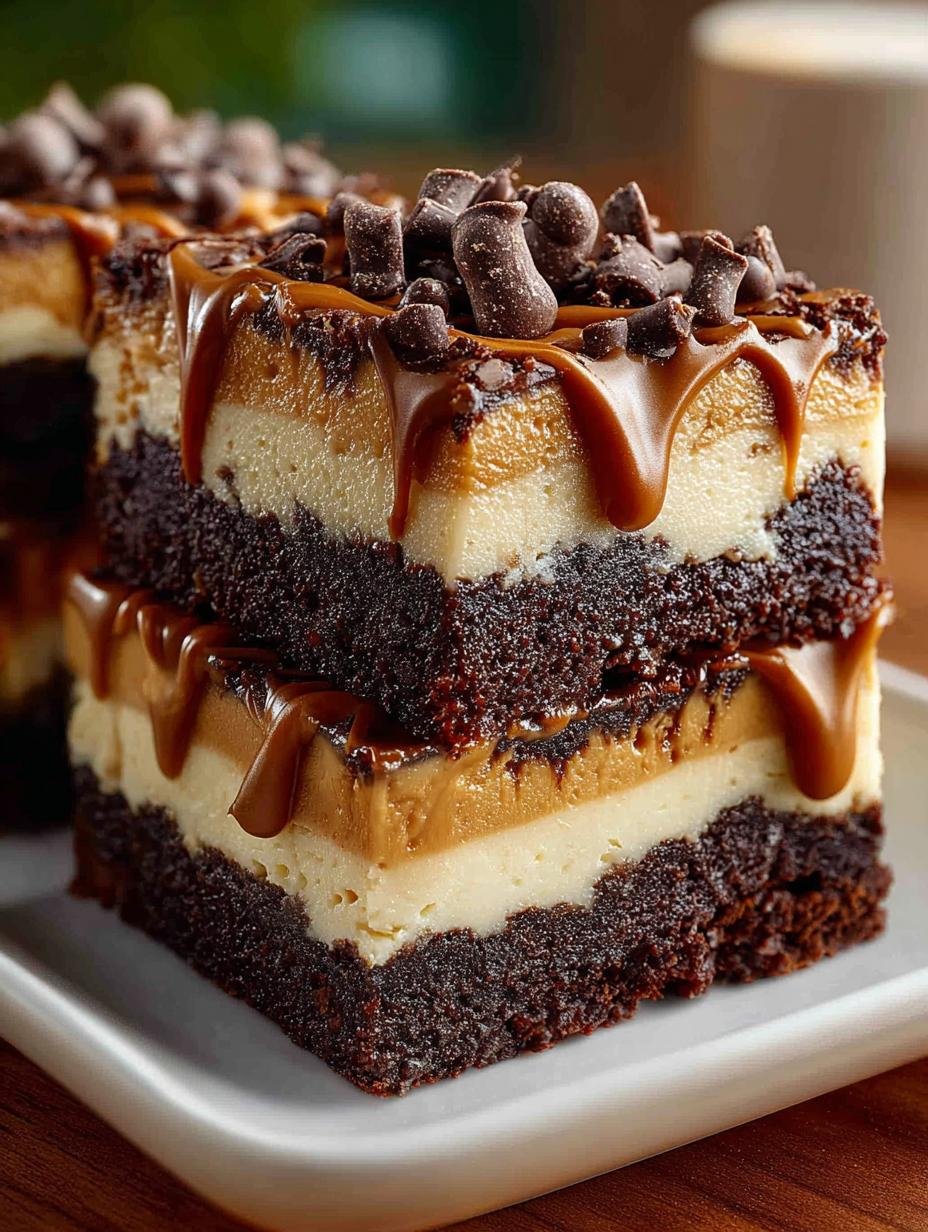Peanut Butter Cheesecake Brownies: 5 Decadent Layers - Peanut Butter Cheesecake Brownies - main visual representation