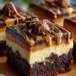 Peanut Butter Cheesecake Brownies