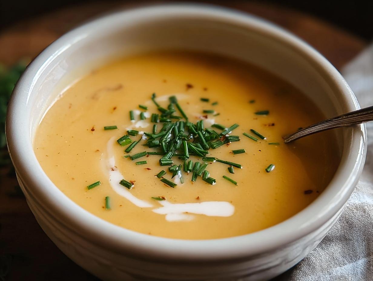 Amazing Potato Cheese Soup: 10-Minute Comfort - Potato Cheese Soup - additional detail