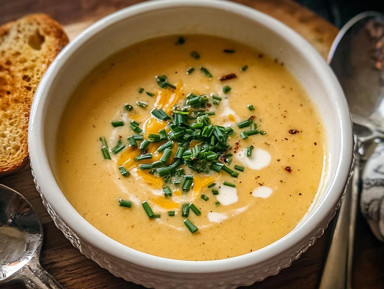 Amazing Potato Cheese Soup: 10-Minute Comfort