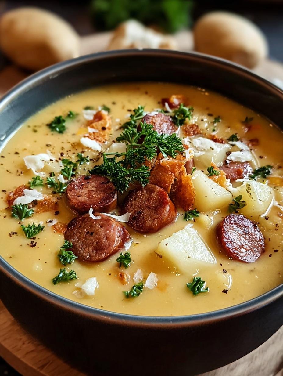 Potato Soup Sausages