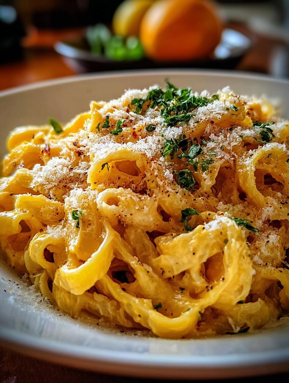 Pumpkin Alfredo Pasta