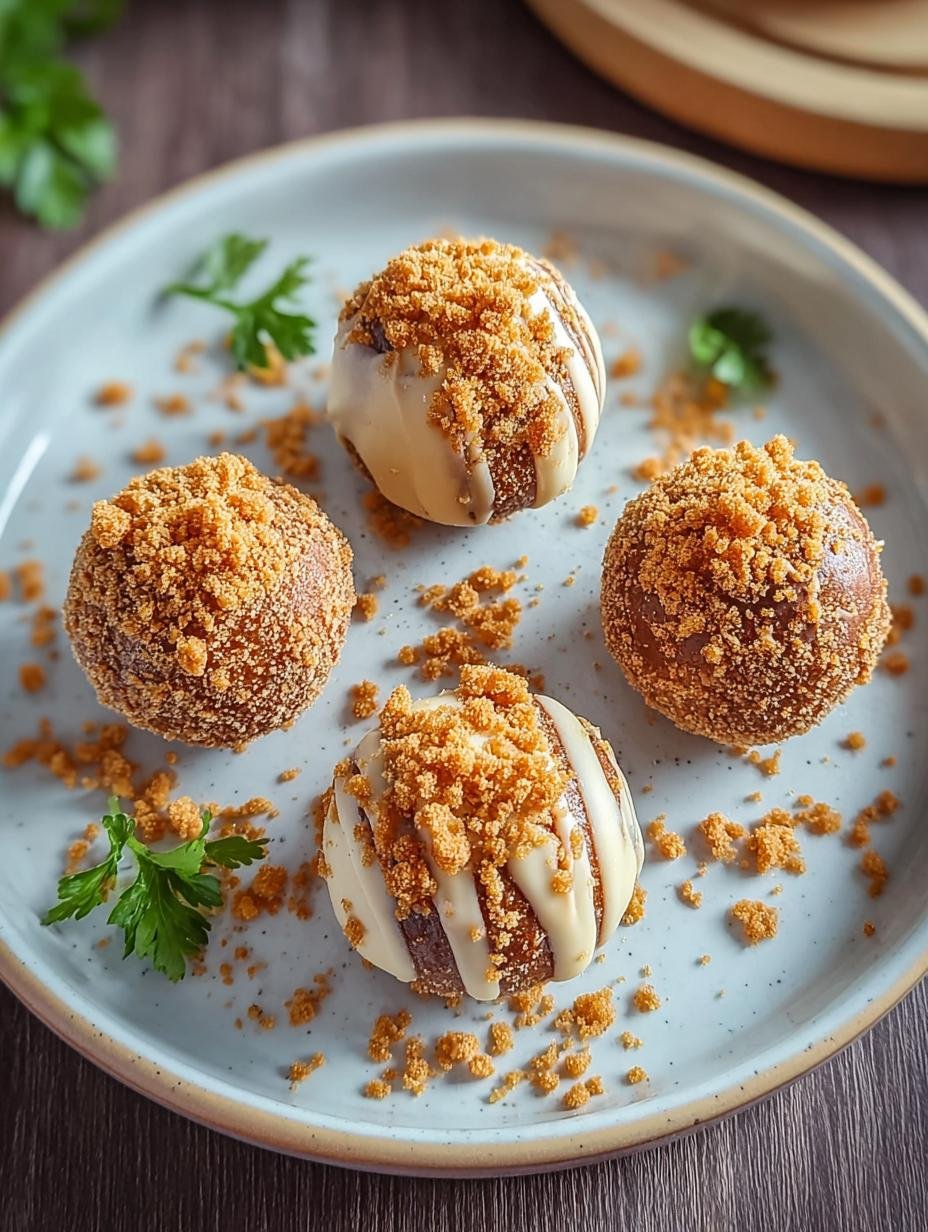 Pumpkin Biscoff Truffles