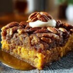 Pumpkin Pecan Cobbler