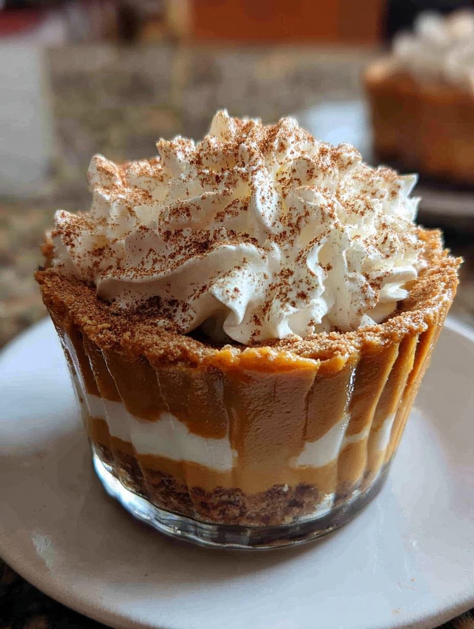 Pumpkin Pie Cup: Quick, Easy & Delicious Dessert - Pumpkin Pie Cup - additional detail