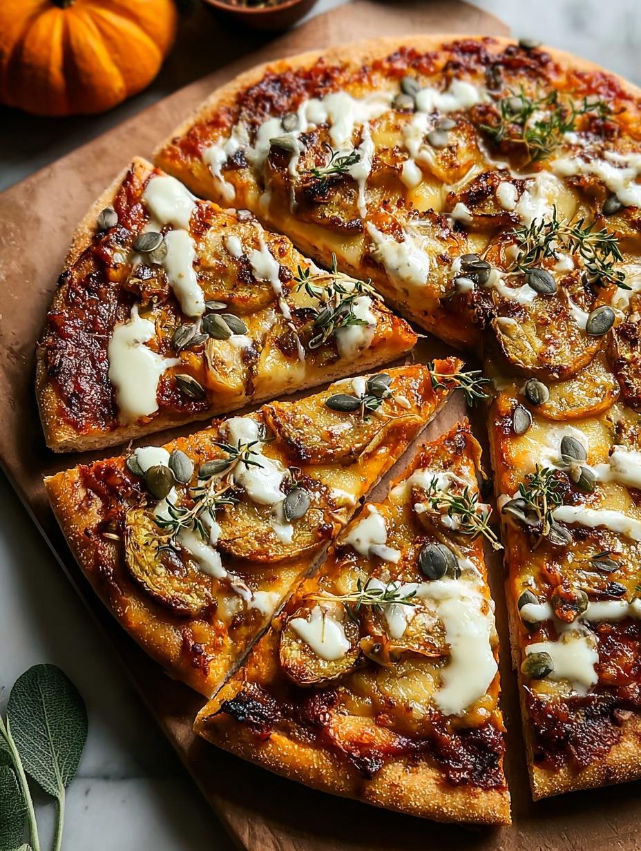 Pumpkin Spice Dessert Pizza
