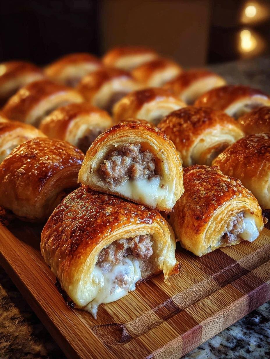 Sausage Cream Cheese Crescents