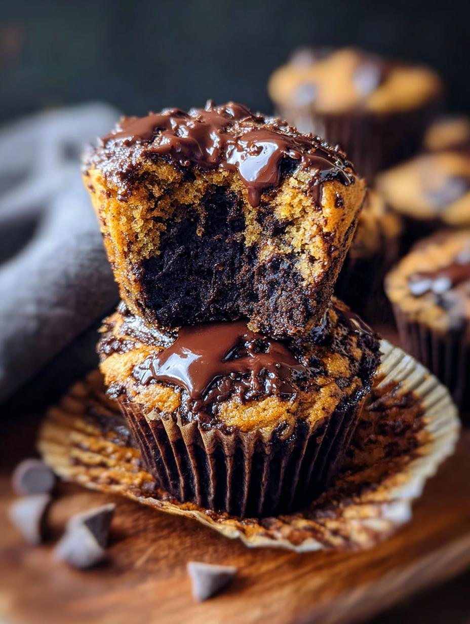 Scrumptious Chocolate Pumpkin Muffins: 1 Easy Recipe - Scrumptious Chocolate Pumpkin Muffins - main visual representation