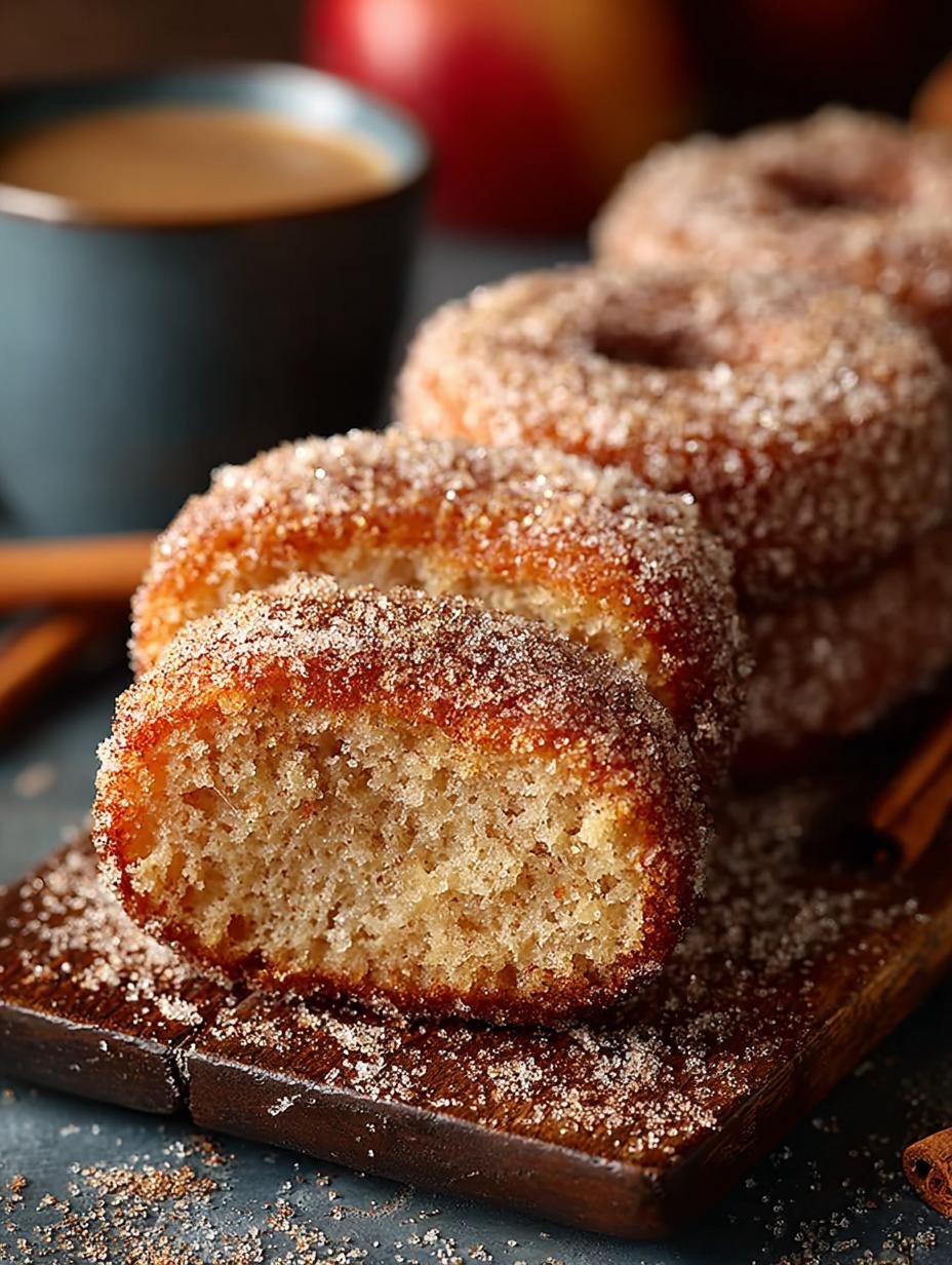 Spiced Apple Cider Donut Loaf with Cinnamon Sugar Crust - Spiced Apple Cider Donut - main visual representation