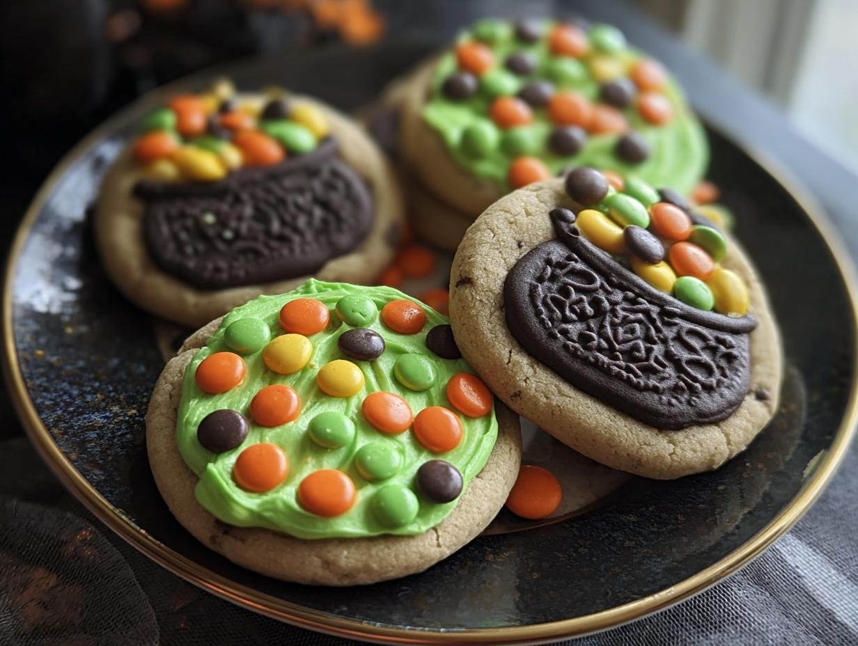 Spooky Halloween Cauldron Cookies: 1 Easy Treat - Spooky Halloween Cauldron Cookies - additional detail
