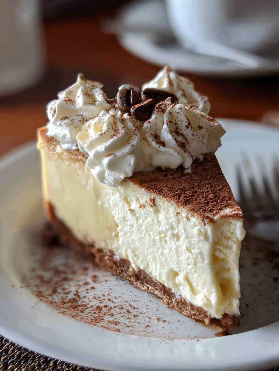 Perfect White Russian Cheesecake: Rich & Creamy - White Russian Cheesecake - additional detail