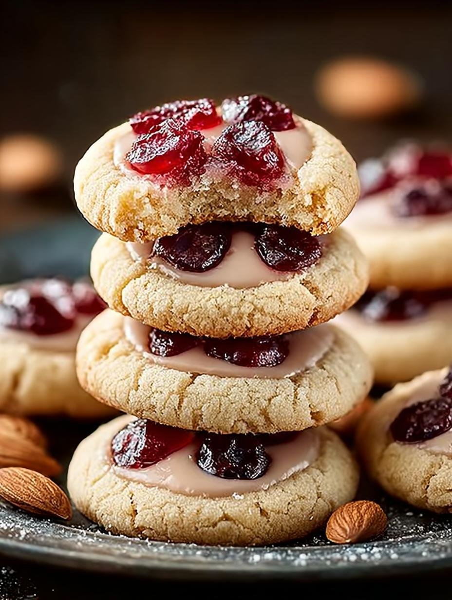 Almond Cherry Cookies