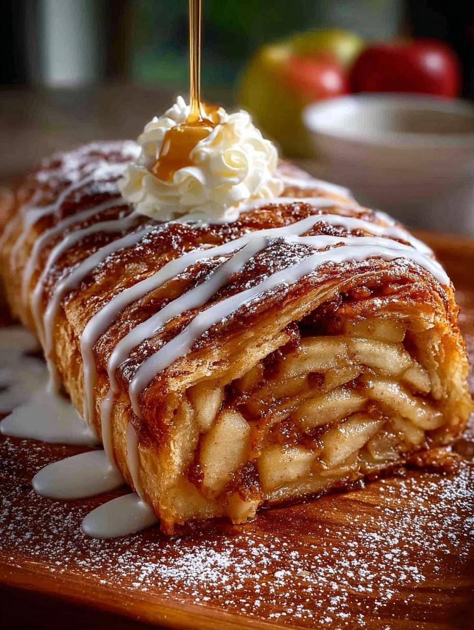 Apple Kringle with Vanilla