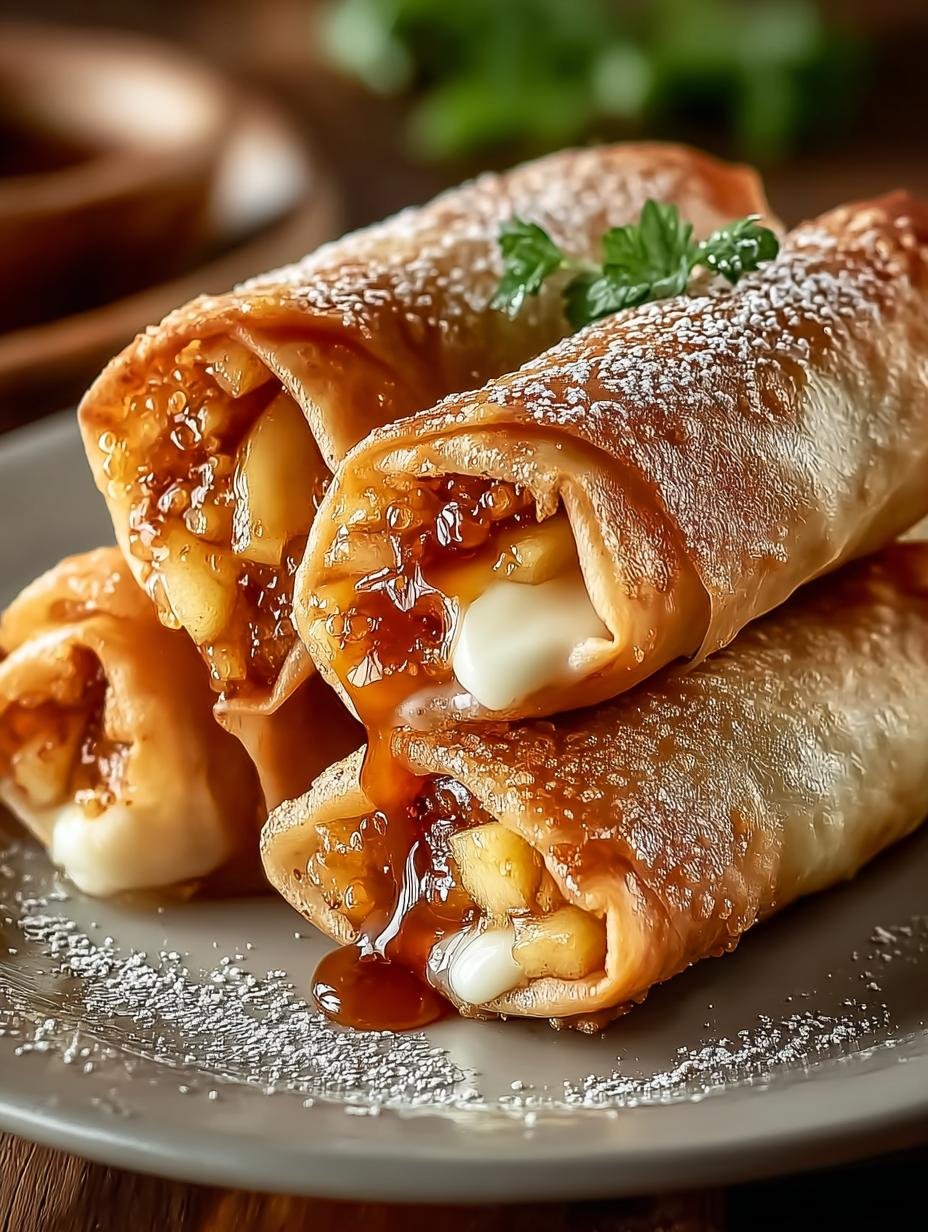 Apple Pie Egg Rolls
