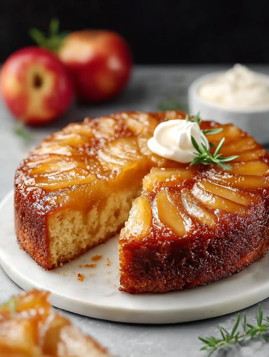 Delicious Apple Upside Down Cake That Wows Your Guests - Apple Upside Down Cake - additional detail
