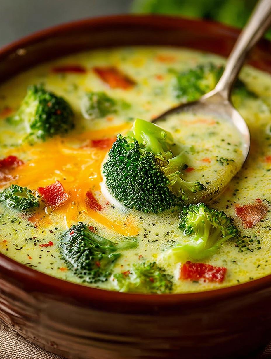 Broccoli Cheddar Soup: 7 Reasons You'll Love This Comfort Food - Broccoli Cheddar Soup - additional detail