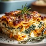 Butternut Squash Spinach Lasagna